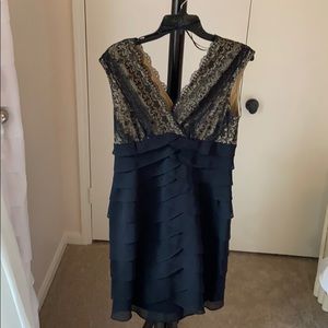 Black Lace Dress, Size 12, Dress Barn Brand